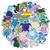 Water Bottle Turtle Stickers Laptop Stickers Pack 50 Pcs Turtle Decals for Water Bottle Laptops Ipad Cars Luggages