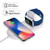 Apple Watch Charger Pad,Goltron iPhone Wireless Charger iWatch Charging Stand Ultra-thin 2 in 1 Fast Dual Qi Wireless Charging Pad for Apple Watch Series 1/2/3 iPhone X 8 8 Plus Samsung Galaxy