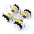 EMOZNY Mecanum Wheel Robot Kit 4WD Omnidirectional Wheels Smart Robot Car Chassis Kit