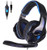 SADES SA810 Stereo Gaming Headset for PS4, PC, Xbox One, Noise Cancelling Over Ear Headphones with Mic, Surround Sound, Soft Memory Earmuffs for Laptop Mac Nintendo Switch Games