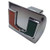 University of Miami METAL emblem (with colors) on chrome METAL Hitch Cover