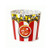 Wabash Valley Farms Popcorn Tubs (6 Small, Red/White)