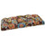 Pillow Perfect Indoor/Outdoor Annie Wicker Loveseat Cushion, Chocolate