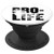 Pro-Life Baby White & Black Popsocket Anti-Abortion Message PopSockets Grip and Stand for Phones and Tablets