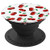 Cherry Pattern on White PopSockets Grip and Stand for Phones and Tablets