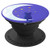 Halloween Crescent Moon Stars Black Cat Spooky Night Purple PopSockets Grip and Stand for Phones and Tablets