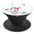 Lady Bug Heart Stethoscope PopSockets Grip and Stand for Phones and Tablets