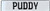 Vintage Parts 734371 Mancave Wall Art (Puddy White Stamped Aluminum Street Sign)