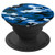 Blue Camo Military Camouflage PopSockets Grip and Stand for Phones and Tablets