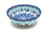 Polish Pottery Bowl - Shallow Scalloped - Small - Blue Yonder