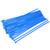 uxcell Cable Zip Ties 250mmx4.8mm Self-Locking Nylon Tie Wraps Blue 100pcs