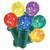 Philips 60ct Multicolored LED Faceted Sphere String Lights