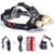 LED Headlamp,Bright Led Headlamp Flashlight Heavy-Duty Durable Zoomable Comfortable 5000 Lumens Led Flashlight Rechargeable With Rotatable Adjustable Head