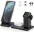 Wireless Charger 3 in 1 Detachable Wireless Charging Station for Apple Watch AirPods Pro Magnetic Wireless Fast Charging Stand for iPhone 11/11 Pro Max/X/XS/XR/Xs Max/8/8 Plus and Other Qi Phones