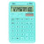 Calculator, Deli Standard Function Desktop Basic Calculators with 12 Digit Large LCD Display, Solar Battery Dual Power Office Calculator, Blue