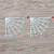 2X White 4'' Corner Spider Web Cobweb Decal Sticker Car Vinyl no bkgrd