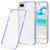 FYY Case for iPhone 8 Plus/iPhone 7 Plus, Hybrid Clear Shock Absorption Bumper Soft TPU Cover Case for Apple iPhone 8 Plus 2017/7 Plus 2016 (5.5") (Navy)