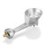 WADEO High Pressure Propane Cast-Iron Round Burner Head, Propane Burner Head with Orifice Brass Fitting