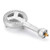 WADEO Propane High Prssure Cast-Iron Round Burner Head with Brass Fitting Orifice