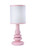 Little Love by NoJo Separates Collection Lamp and Shade, Pink/White