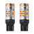 LASFIT CANBUS Anti Hyper Flash 7443 7444 T20 Dual Color Switchback LED Amber Turn Signal Light Blinker Bulbs, White Daytime Running Parking Light, No Load Resistor Need, Standard Socket (Pack of 2)