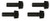 EFINEHOME On/Off Replacement Light & Fan Knobs Thread Lamp Turn Knobs Socket Knob Black (Plastic-4 Pack)