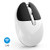 Uciefy M106 Wireless Mouse, 2.4G Rechargeable Silent Mouse Optical Mice with Nano Receiver USB Mouse for Notebook, PC, Laptop,Computer (White)