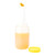 2.5 qt Plastic Quick Pour Storage Container Bottle - with Yellow Spout and Lid - Bar Storage Bottle - 5" x 5" x 15" - 1ct Box - Bar Lux - Restaurantware