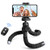Phone Tripod, Torjim 2020 Version Mini Cell Phone Tripod with Bluetooth Remote Control & Phone Holder, 360°Rotation Flexible Travel Tripod for Smartphone, SLR Camera, Gopro