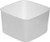 Carlisle 153202 StorPlus Polyethylene Square Storage Container, 2-qt. Capacity, White (Case of 12)