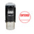 ENTERED - ExcelMark Self-Inking Rubber Stamp - A17 Red Ink (Stamp Only)