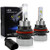 ZDATT 9004 HB1 Led Headlight Bulbs Hi Lo Beams 100W 12000LM 6000K Brightest White ZES Chips Light Conversion Kits