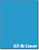 65lb Cover Cardstock Paper - 8.5 x 11 inch - 25 Sheets (Bright Blue)