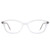 TIJN Blue Light Blocking Glasses Cateye TR90 Frame Anti Blue Ray UV Filter Eyeglasses (Transparent)