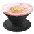 Christa Name Monogram Stylish Blush Rose Pink Art Gift PopSockets Grip and Stand for Phones and Tablets