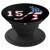 Ice hockey player American USA flag, number 15 phone stand PopSockets Grip and Stand for Phones and Tablets