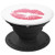 Lip Gloss White Background - Lipstick Kiss -Abstract Art PopSockets Grip and Stand for Phones and Tablets