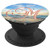 M Pink Beach Ocean Sand Waves Sunset Monogram Initial Letter PopSockets Grip and Stand for Phones and Tablets