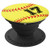 Softball Player #17 Jersey No 17 gadget Ball Sport Gift PopSockets Grip and Stand for Phones and Tablets