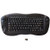 GOEASILY 2.4GHz Portable QWERTY Wireless Optical Trackball Keyboard Air Mouse Combo with 14 Multimedia Hotkeys for Windows XP/7/10, Android OTT, HTPC and Mac OS (Black)