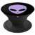 Alien Head Face ~ Cute Pastel Purple EDM Rave Festival PopSockets Grip and Stand for Phones and Tablets