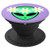 Alien Head Face ~ Cute Flower Crown Hippie Rave Festival PopSockets Grip and Stand for Phones and Tablets