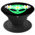 Alien Head Face ~ Cute Flower Crown Hippie Rave Festival PopSockets Grip and Stand for Phones and Tablets