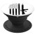 AR-15 American Flag Gun Rights - White Background PopSockets Grip and Stand for Phones and Tablets