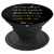 Acts 18:10 Christian Bible Verse Black, White and Gold PopSockets Grip and Stand for Phones and Tablets