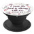 Psalm 16:8 - Bible Verse Christian Faith Inspiring Quote PopSockets Grip and Stand for Phones and Tablets