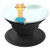 I Love Funny Colored Giraffe With Glasses Gift PopSockets Grip and Stand for Phones and Tablets