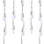 Brite Star 60 Count Amazing Ice Drip Icicle Light Show, Pure White