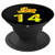 AVA Softball No #14 Jersey Number 14 Catcher & Pitcher PopSockets Grip and Stand for Phones and Tablets
