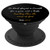 Acts 18:11 Christian Bible Verse Black, White and Gold PopSockets Grip and Stand for Phones and Tablets
